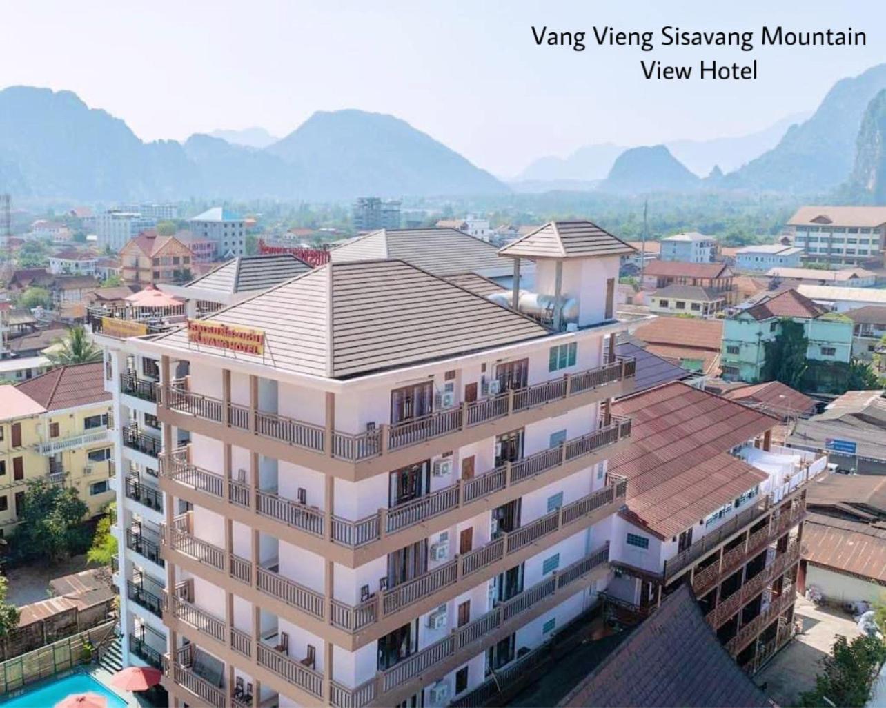 Vangvieng Sisavang Mountain View Hotel วังเวียง ภายนอก รูปภาพ